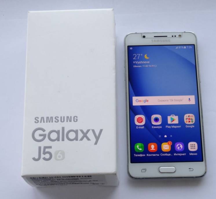 Samsung Galaxy J5 на 2 сим оригинальная