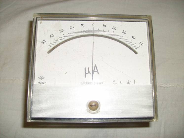Микроамперметр М2027 производство СССР