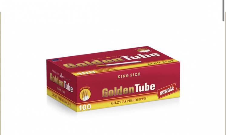 Сигаретні гільзи Golden Tube 100