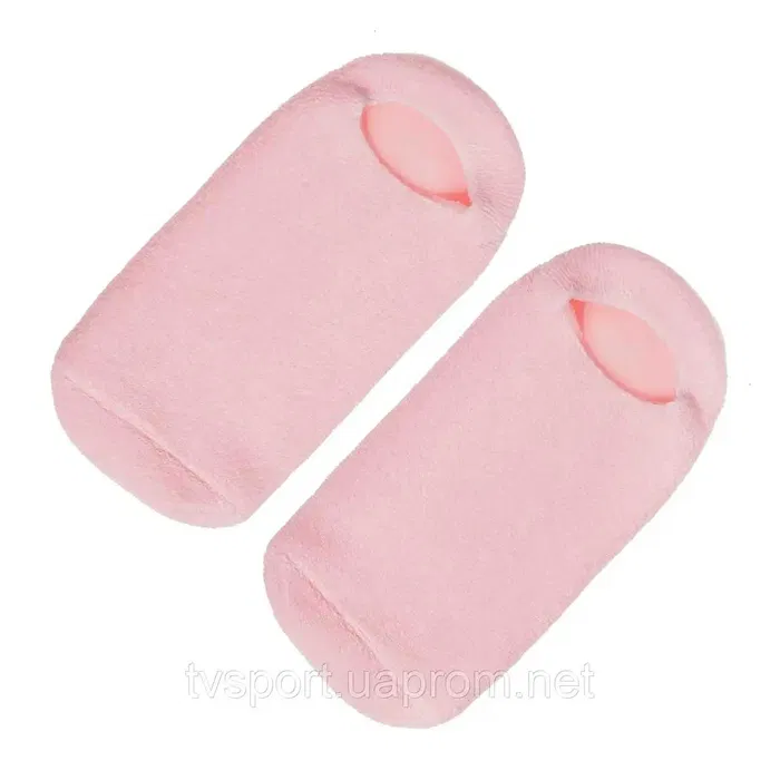 Носки для ухода за кожей ног Supretto, розовые