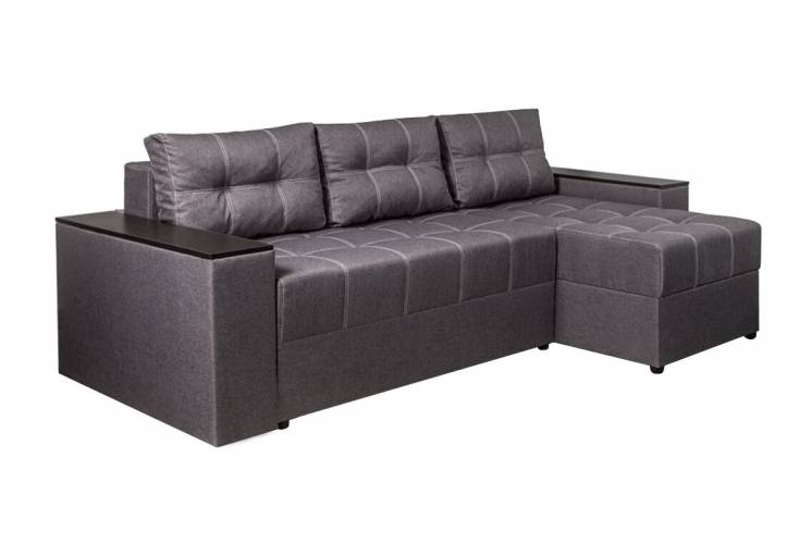 Кутовий диван Комфорт (сірий, 240х150 см) IMI