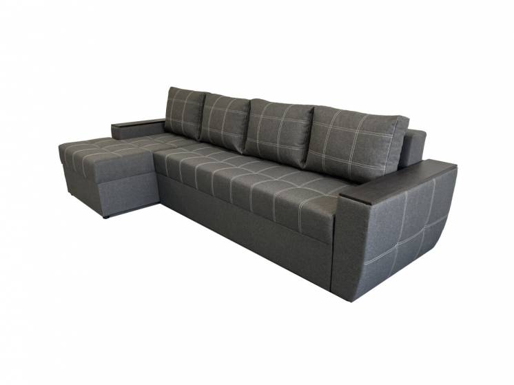 Кутовий диван Наполі Плюс (сірий, 300х150 см) IMI