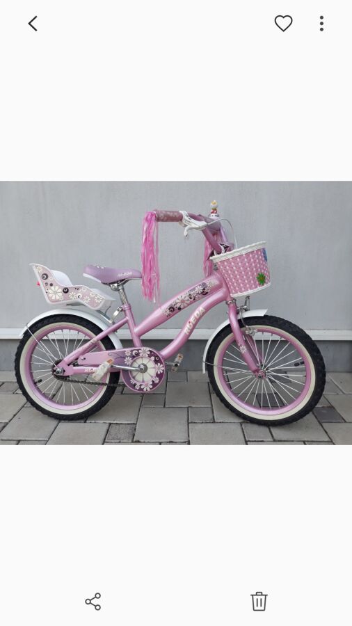 Продати  дитячий велосипед для дівчинки.
