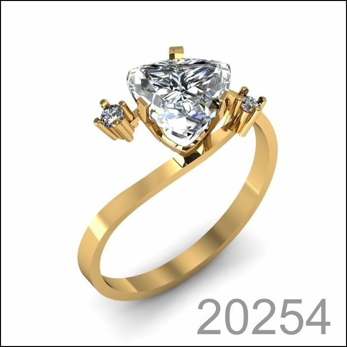 Золотий перстень 585 проби (20254)
