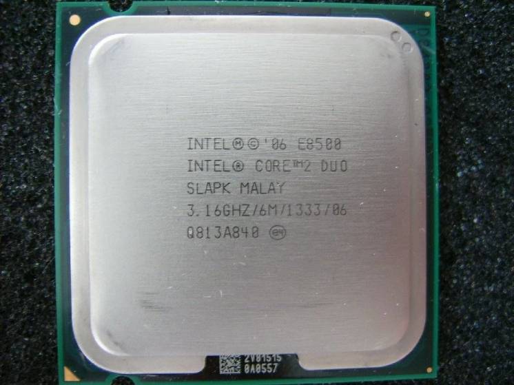 мощный проц 2 ядра S 775 Intel Core 2 DUO E8500 s775 ( 2 по 3.16 Ghz)