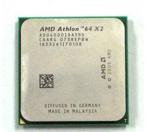 Процессор на 2 ядра SAM2 AMD ATHLON 64 X2 4000+ (2 по 2.1G) Socket am2