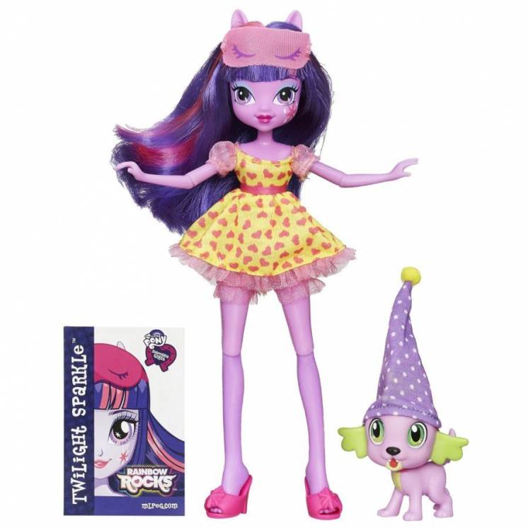 My little pony equestria girls Twilight and Spike