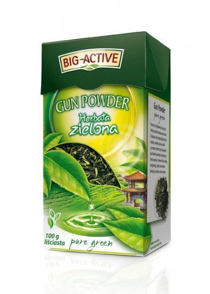 Чай зеленый Big-active листовой, 100 грамм