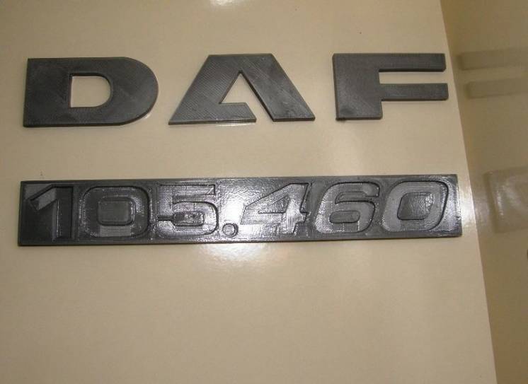 Идентификационная табличка 105.460 DAF