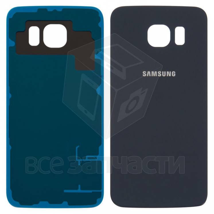 Задняя панель корпуса для Samsung G920F Galaxy S6, синяя, копия ААА