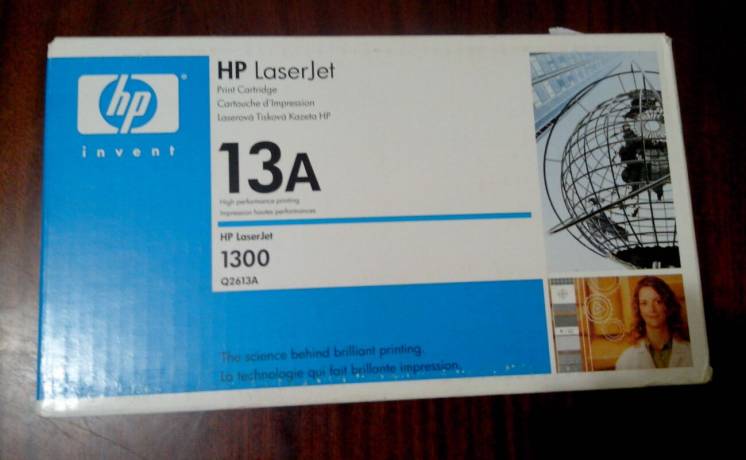 Картридж HP Q2613A (новый, оригинальный, запечатаный) + б/у