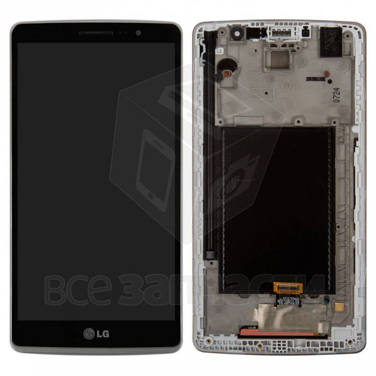 Дисплейный модуль LG H540F G4 Stylus Dual, ,черный,с передней панелью