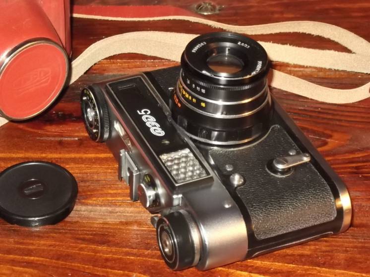 Плёночный фотоаппарат ФЭД-5В в отличном рабочем состоянии!
