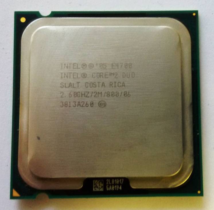 Процессор - Intel® Core™2 Duo Processor E4700