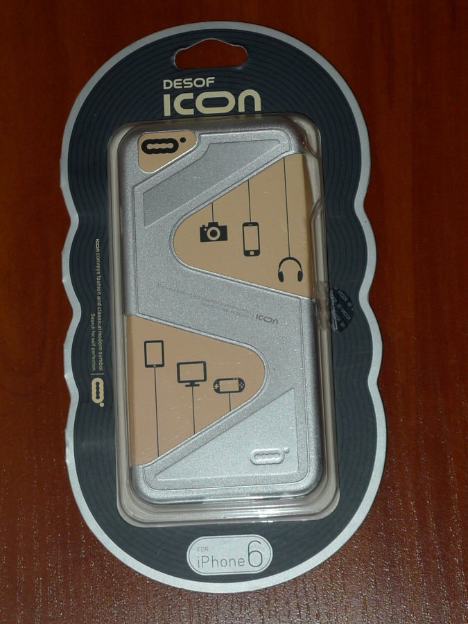 Чехол бампер Icon Iphone 6/6s Zorro Silver