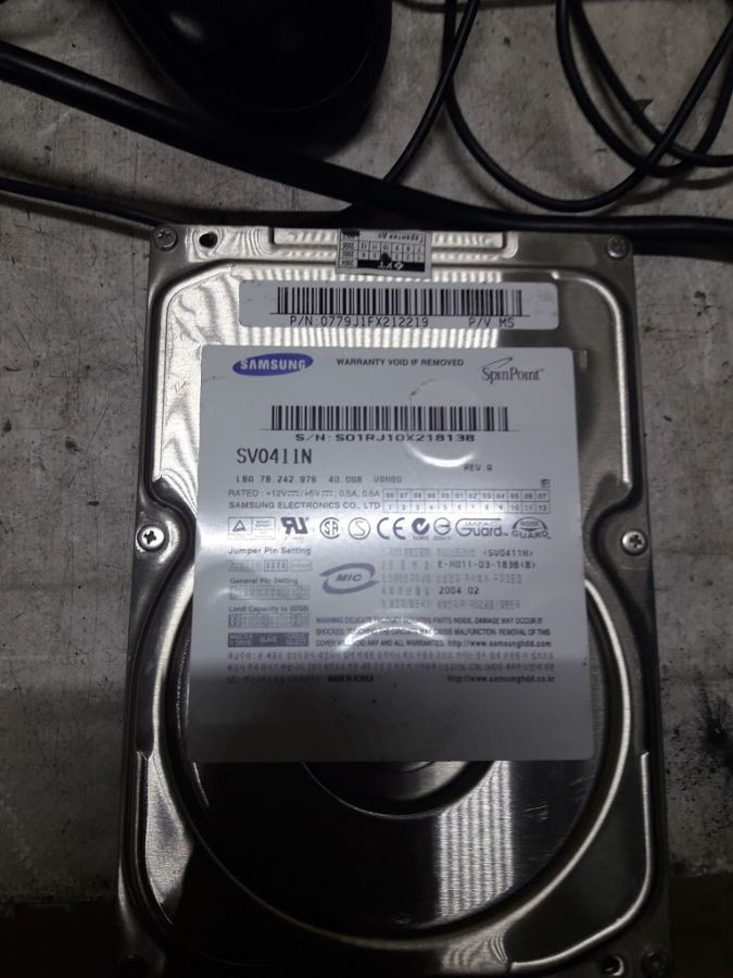 Жесткий диск 40 Гб Samsung SpinPoint VL40 SV0411N IDE