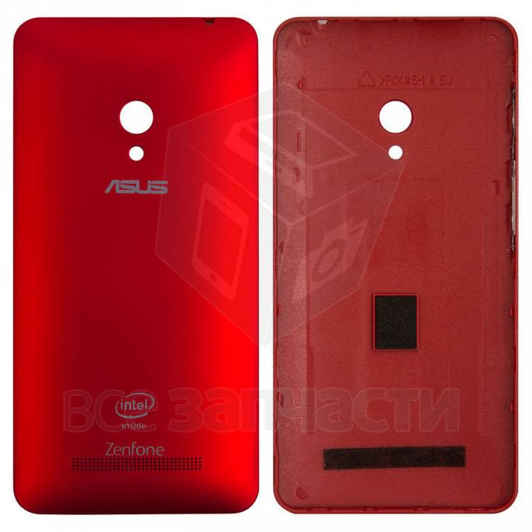 Задняя панель корпуса для  Asus ZenFone 5 (A501CG), красная