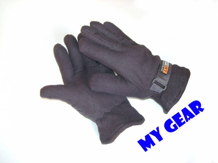 Теплые флисовые перчатки для мужчин