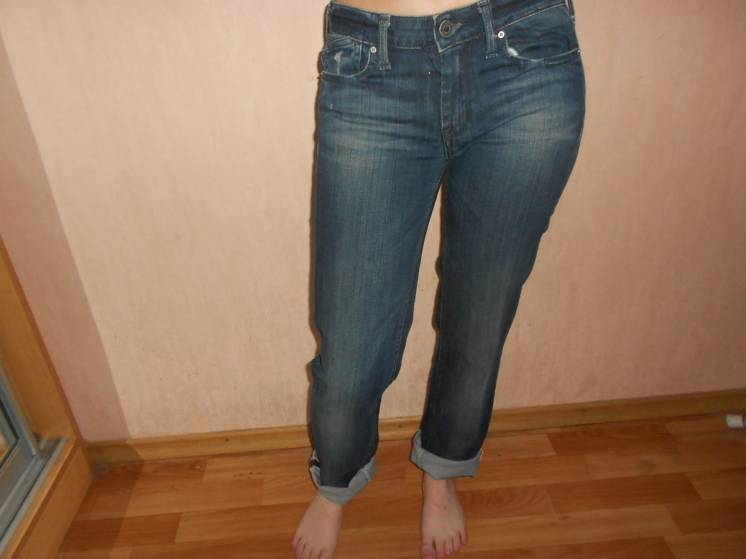 Джинсы, 24 размер, L32, бренд Perises, бойфренды, джинсы с подкоткой