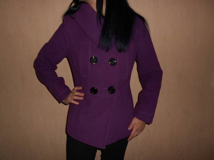Пальто кашемировое, 44 размер, Италия, полупальто,демисезонное, куртка