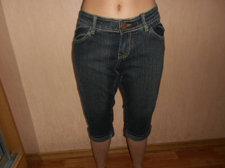 джинсы, короткие, бриджи,под ботинки,Spot, Euro 40, наш 46 размер