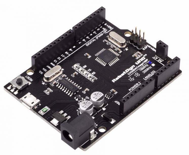 Контроллер Arduino UNO R3 (ATmega328 + CH340G)