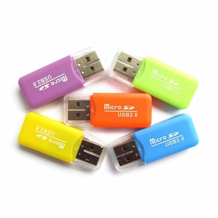 Картрідер, адаптор, картридер, microSD USB 2.0, card reader adaptor