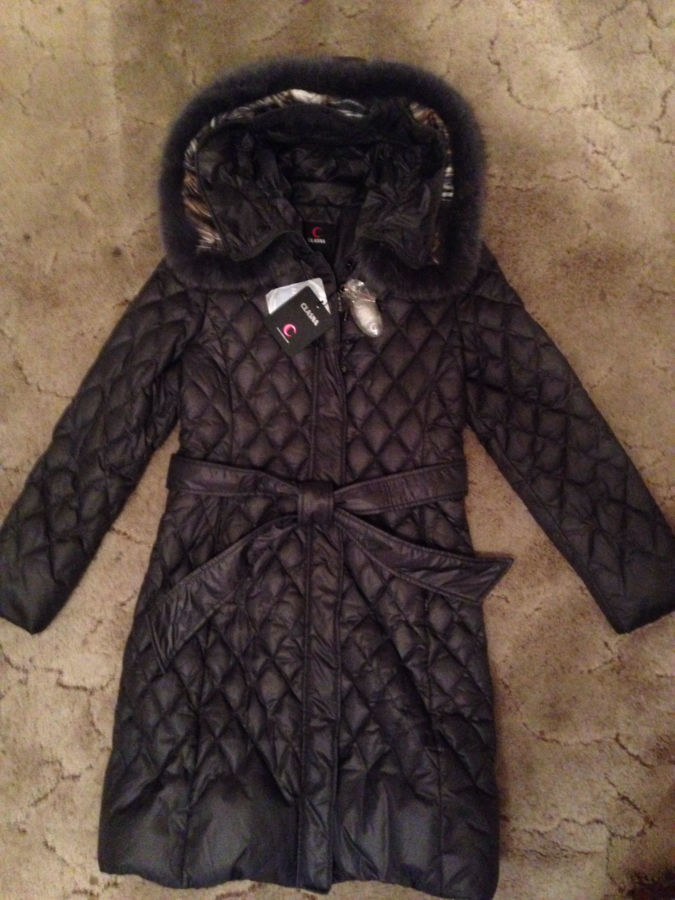 Пуховик-пальто женское,размер М(40) CLASNA,