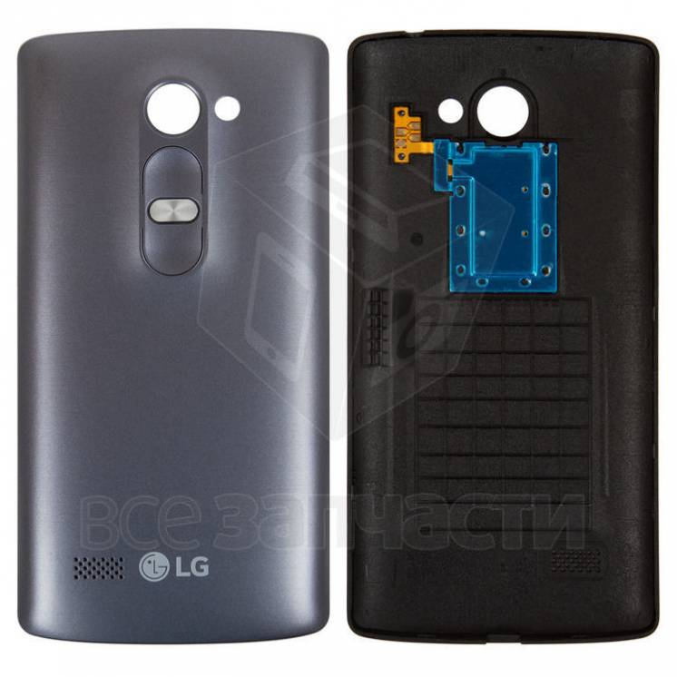Задняя крышка батареи для мобильного телефона LG H324 Leon Y50, серая