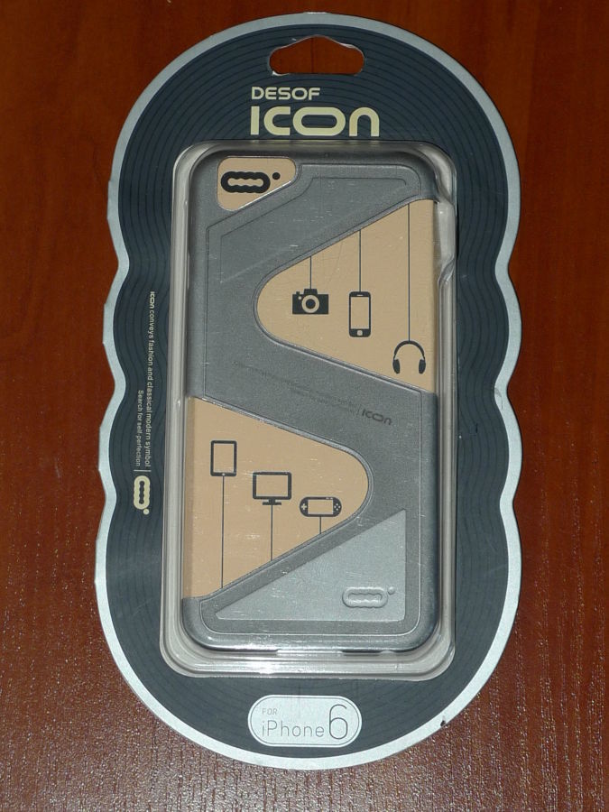 Чехол бампер Icon Iphone 6/6s Zorro Grey