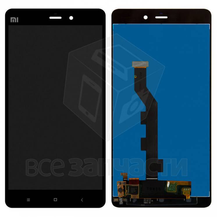 Дисплей для Xiaomi Mi Note, черный, с сенсорным экраном