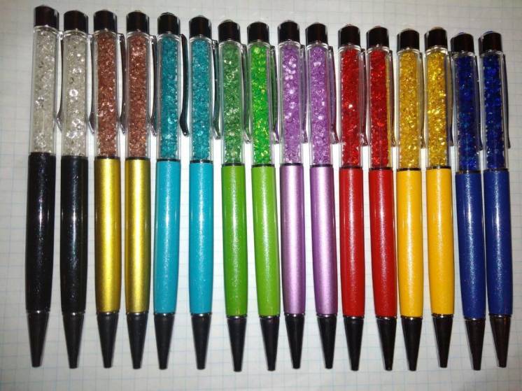 Ручки с кристалами Swarovski