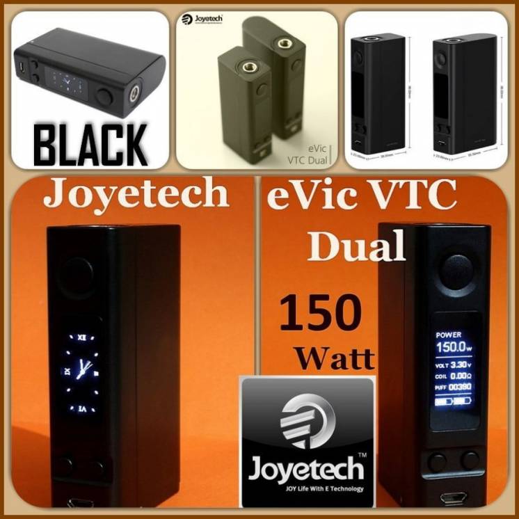 Боксмод Joyetech eVic VTC Dual TC MOD 150ватт. Для электронных сигарет