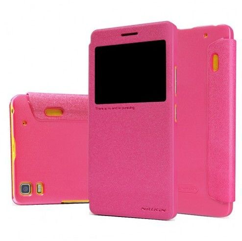 чехол NILLKIN LENOVO A7000  K3 Note - SPARK SERIES розовый
