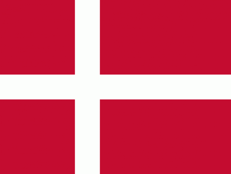 Прапор Данії / Данський 150*90 см, є безліч інших прапорів