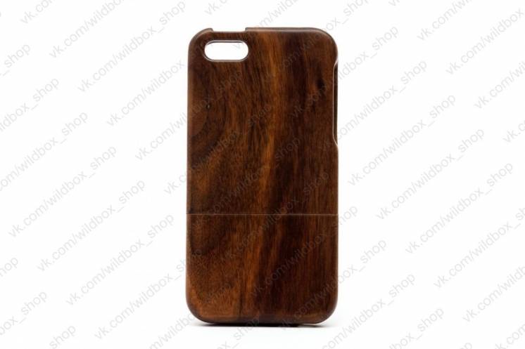 Деревянный раскладной чехол для iPhone 5 и 5s Америк. орех Эксклюзив