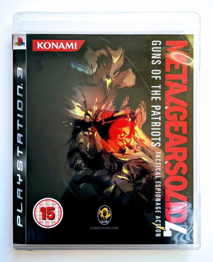 Metal Gear Solid 4 Guns of the Patriots MGS 4 PS3 диск