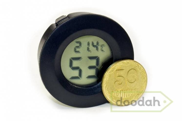 Круглый термометр гигрометр Circle lux F85 - гарантия от магазина