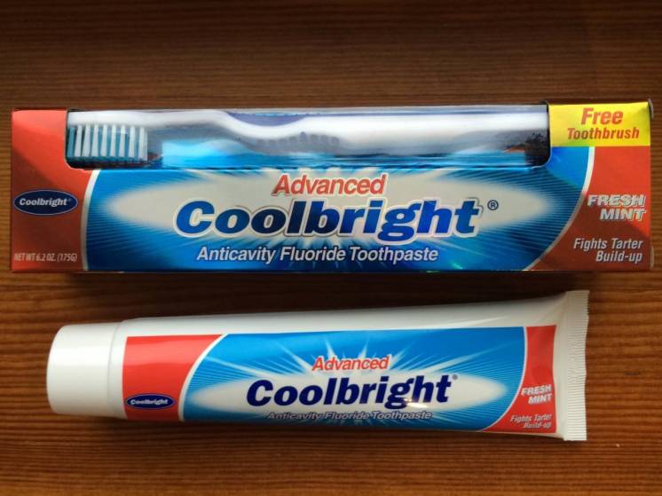 Зубна паста Coolbright Total Care 175гр + Зубна щетка