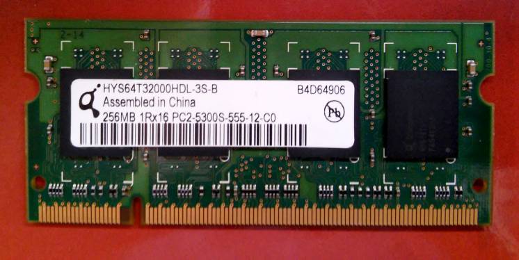 Память для ноутбука DDR2 256mb
