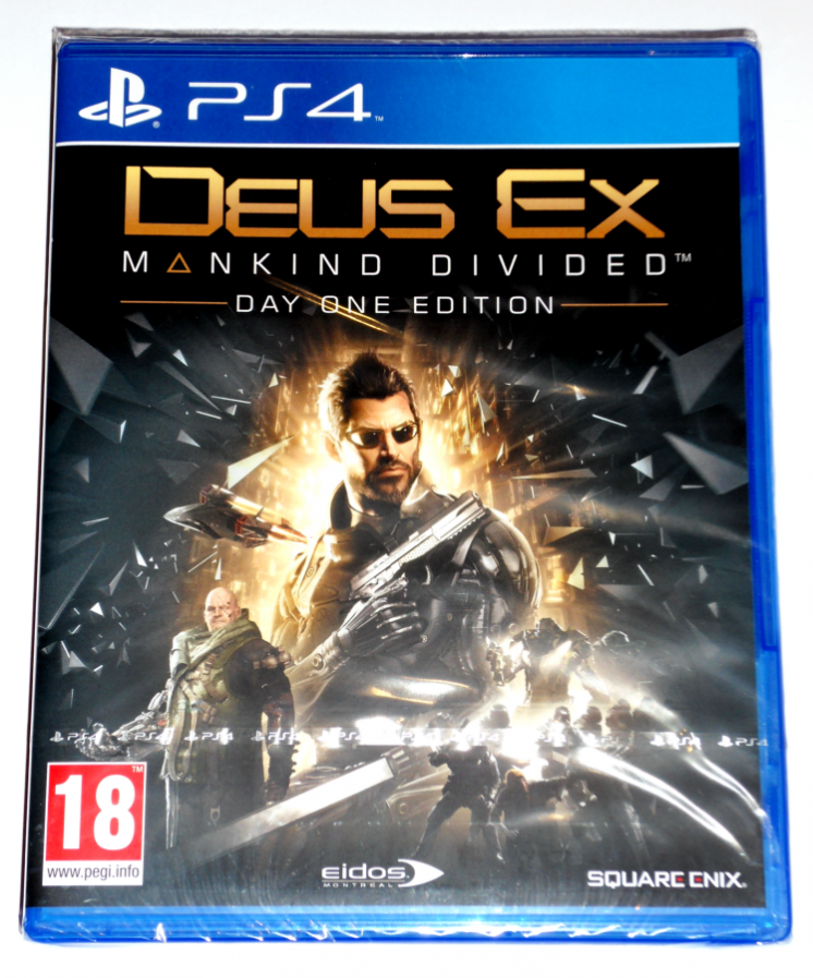 Deus Ex Mankind Divided Day One Edition Ps4 новый диск / рус версия