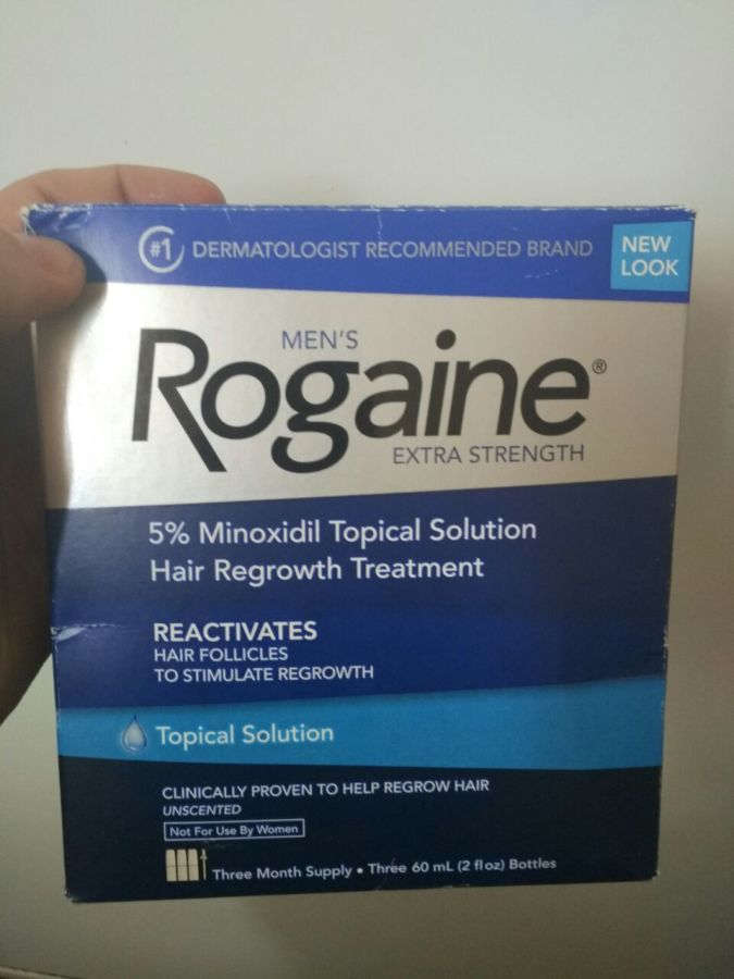 Лосьон Rogaine 5% Minoxidil (регейн миноксидил) 3 флакона