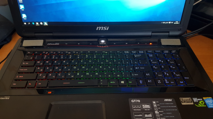 Срочно продам игровой ноутбук MSI GT70