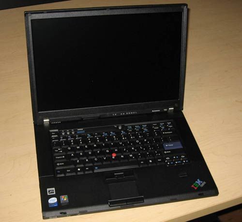 Нерабочий ноутбук Lenovo IBM T61 на запчасти