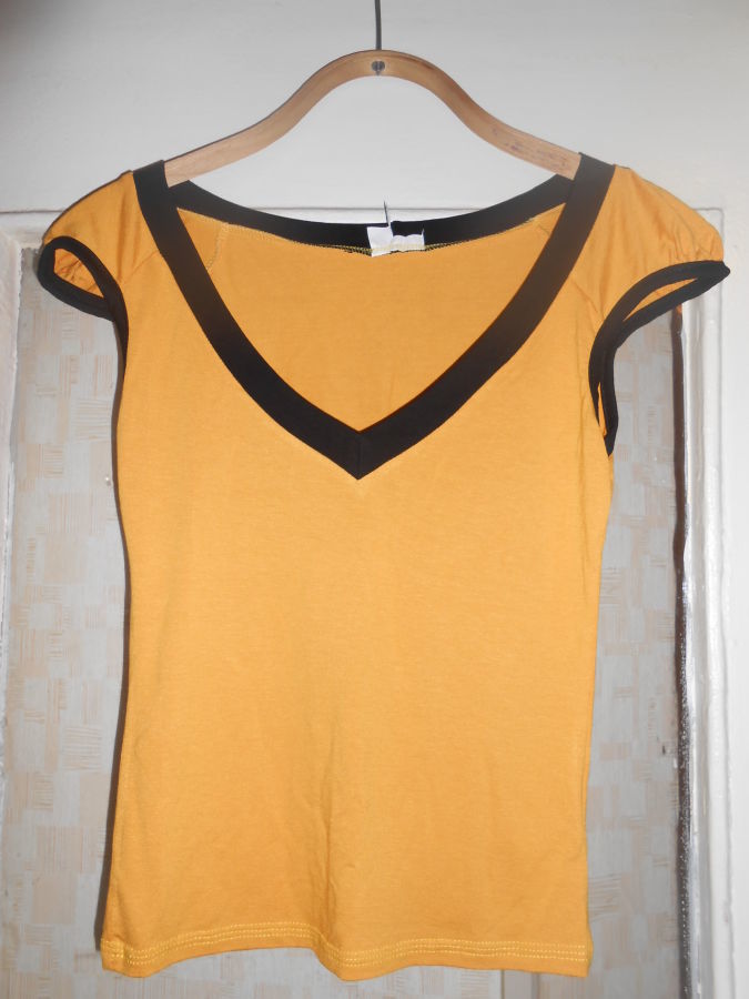 Кофточка футболка женская желтая