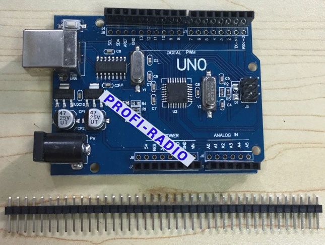 Контроллер Arduino UNO R3 (ATmega328 + CH340G)