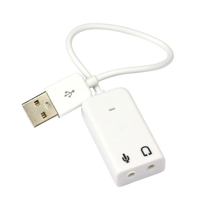 USB звуковая карта адаптер аудио 3D 7.1
