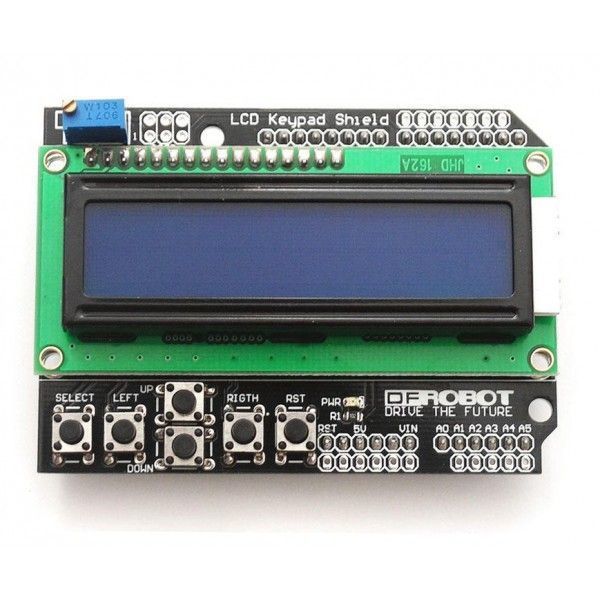 ЖК дисплей LCD1602 модуль для Arduino, 16х2, клавиатура