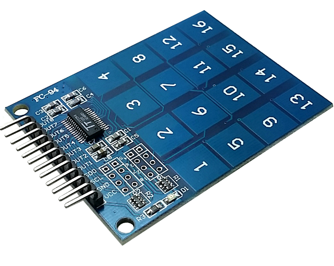 Сенсорная клавиатура TTP229, 16 кнопок для Arduino, PIC, Raspberry PI