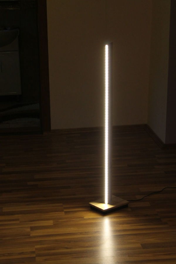 LED светильник из дерева